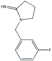 1-[(3-fluorophenyl)methyl]pyrrolidin-2-imine Struktur