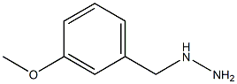 1-[(3-methoxyphenyl)methyl]hydrazine Struktur