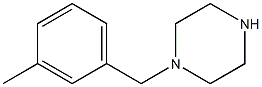 1-[(3-methylphenyl)methyl]piperazine Struktur