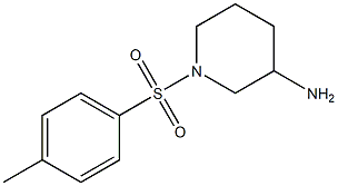 1-[(4-methylbenzene)sulfonyl]piperidin-3-amine Struktur