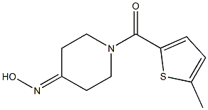 1-[(5-methylthien-2-yl)carbonyl]piperidin-4-one oxime Struktur