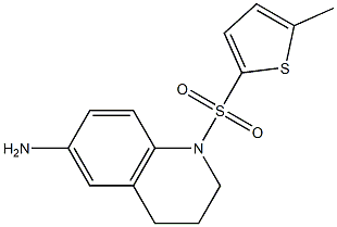 1-[(5-methylthiophene-2-)sulfonyl]-1,2,3,4-tetrahydroquinolin-6-amine Struktur