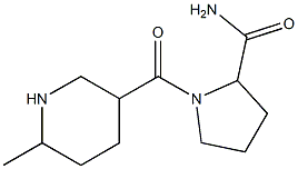 1-[(6-methylpiperidin-3-yl)carbonyl]pyrrolidine-2-carboxamide Struktur