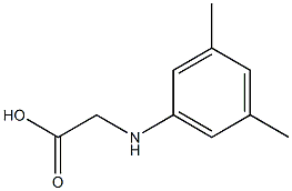 2-[(3,5-dimethylphenyl)amino]acetic acid Struktur