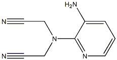 2-[(3-aminopyridin-2-yl)(cyanomethyl)amino]acetonitrile Struktur