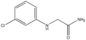 2-[(3-chlorophenyl)amino]acetamide Struktur