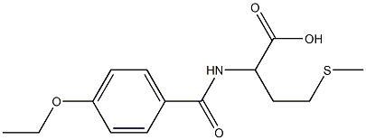 2-[(4-ethoxyphenyl)formamido]-4-(methylsulfanyl)butanoic acid Struktur