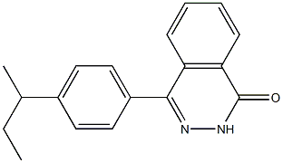 4-[4-(butan-2-yl)phenyl]-1,2-dihydrophthalazin-1-one Struktur