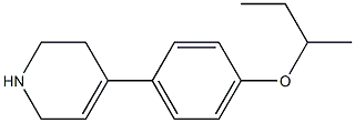 4-[4-(butan-2-yloxy)phenyl]-1,2,3,6-tetrahydropyridine Struktur