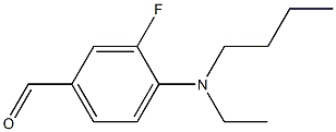 4-[butyl(ethyl)amino]-3-fluorobenzaldehyde Struktur