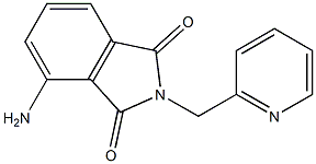 4-amino-2-(pyridin-2-ylmethyl)-2,3-dihydro-1H-isoindole-1,3-dione Struktur