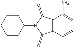 4-amino-2-cyclohexyl-2,3-dihydro-1H-isoindole-1,3-dione Struktur