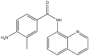 4-amino-3-methyl-N-(quinolin-8-yl)benzamide Struktur