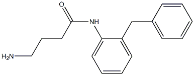 4-amino-N-(2-benzylphenyl)butanamide Struktur