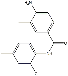 4-amino-N-(2-chloro-4-methylphenyl)-3-methylbenzamide Struktur