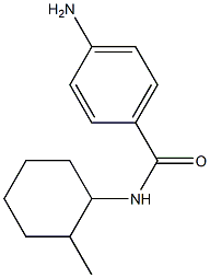 4-amino-N-(2-methylcyclohexyl)benzamide Struktur