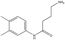 4-amino-N-(3,4-dimethylphenyl)butanamide Struktur