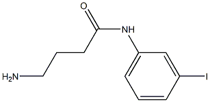 4-amino-N-(3-iodophenyl)butanamide Struktur