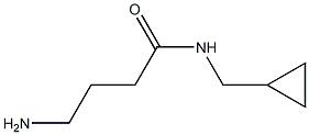 4-amino-N-(cyclopropylmethyl)butanamide Struktur