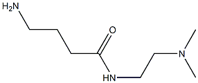 4-amino-N-[2-(dimethylamino)ethyl]butanamide Struktur