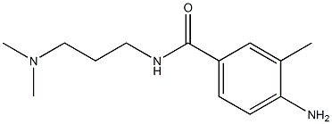 4-amino-N-[3-(dimethylamino)propyl]-3-methylbenzamide Struktur