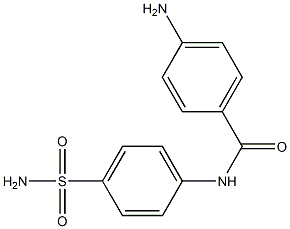 4-amino-N-[4-(aminosulfonyl)phenyl]benzamide Struktur