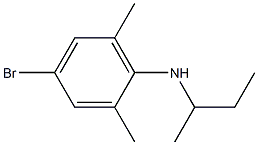 4-bromo-N-(butan-2-yl)-2,6-dimethylaniline Struktur