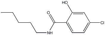 4-chloro-2-hydroxy-N-pentylbenzamide Struktur