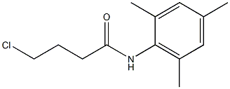 4-chloro-N-(2,4,6-trimethylphenyl)butanamide Struktur