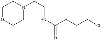 4-chloro-N-(2-morpholin-4-ylethyl)butanamide Struktur