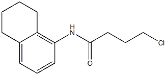 4-chloro-N-(5,6,7,8-tetrahydronaphthalen-1-yl)butanamide Struktur