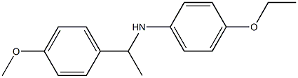 4-ethoxy-N-[1-(4-methoxyphenyl)ethyl]aniline Struktur