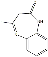 4-methyl-2,3-dihydro-1H-1,5-benzodiazepin-2-one Struktur