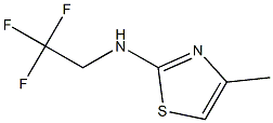 4-methyl-N-(2,2,2-trifluoroethyl)-1,3-thiazol-2-amine Struktur