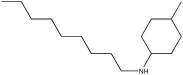 4-methyl-N-nonylcyclohexan-1-amine Struktur