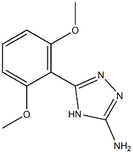 5-(2,6-dimethoxyphenyl)-4H-1,2,4-triazol-3-amine Struktur