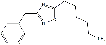 5-(3-benzyl-1,2,4-oxadiazol-5-yl)pentan-1-amine Struktur