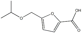 5-(isopropoxymethyl)-2-furoic acid Struktur