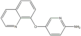 5-(quinolin-8-yloxy)pyridin-2-amine Struktur