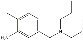 5-[(dipropylamino)methyl]-2-methylaniline Struktur