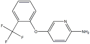 5-[2-(trifluoromethyl)phenoxy]pyridin-2-amine Struktur