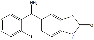 5-[amino(2-iodophenyl)methyl]-2,3-dihydro-1H-1,3-benzodiazol-2-one Struktur