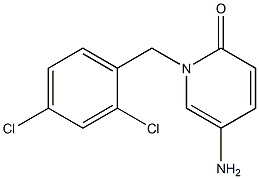 5-amino-1-[(2,4-dichlorophenyl)methyl]-1,2-dihydropyridin-2-one Struktur