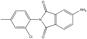 5-amino-2-(2-chloro-4-methylphenyl)-2,3-dihydro-1H-isoindole-1,3-dione Struktur