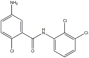 5-amino-2-chloro-N-(2,3-dichlorophenyl)benzamide Struktur