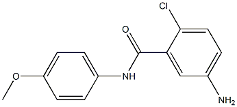 5-amino-2-chloro-N-(4-methoxyphenyl)benzamide Struktur