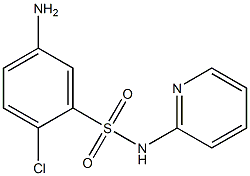 5-amino-2-chloro-N-(pyridin-2-yl)benzene-1-sulfonamide Struktur