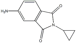 5-amino-2-cyclopropyl-2,3-dihydro-1H-isoindole-1,3-dione Struktur