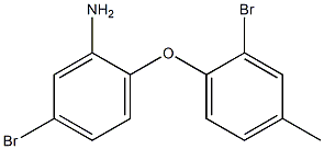 5-bromo-2-(2-bromo-4-methylphenoxy)aniline Struktur