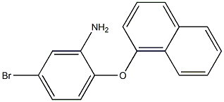 5-bromo-2-(naphthalen-1-yloxy)aniline Struktur